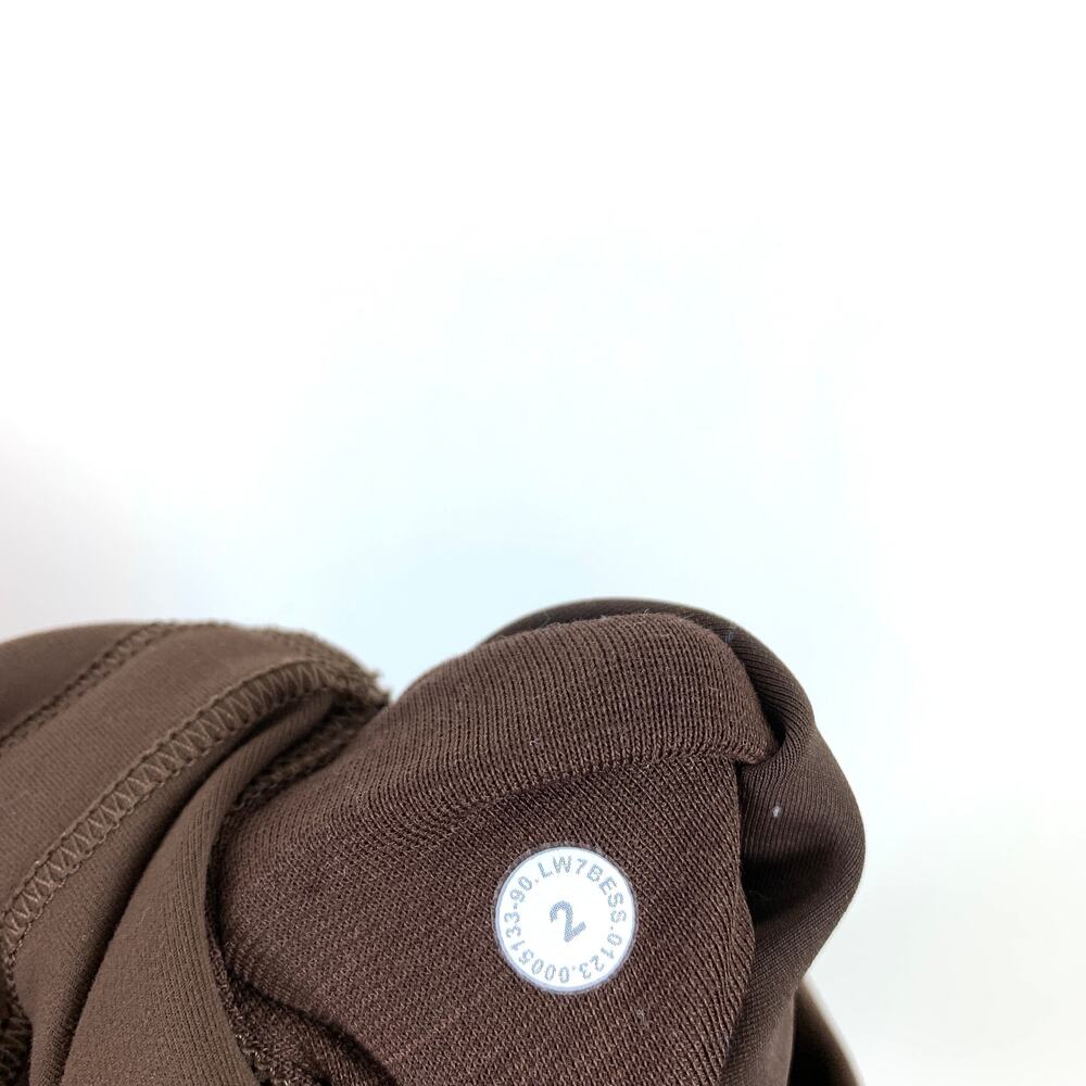 Lululemon Wunder Train High-Rise Biker Short 6" Java Brown Size 2 - Picture 8 of 8